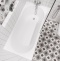 Акриловая ванна STWORKI Хельсинки 150x70 с каркасом, прямоугольная, российская, пристенная, встраиваемая 292203 - 1
