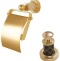 Держатель для туалетной бумаги Boheme Murano золото с коричневым 10901-CH-G - 0