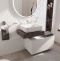 Мебель для ванной STWORKI Ольборг 60 столешница дуб карпентер, без отверстий, с тумбой 80, с раковиной STWORKI Soul 1 белой 489274 - 4