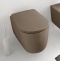 Крышка-сиденье Kerasan Nolita коричневый матовый/хром, с микролифтом  539188 - 1