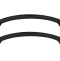 Ручки для чугунных ванн Delice черный матовый DLR000011 - 0