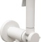 BOSSINI (PALOMA FLAT) Комплект гигиенический: прогрессивный смеситель, лейка с клапаном подачи воды, шланг 1250 мм, белый (045) E37015B.045 - 0
