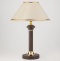 Настольная лампа декоративная Eurosvet Lorenzo 60019/1 венге - 0
