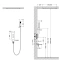 Душевая система встроенная с термостатом Timo Petruma SX-5019/17SM золото матовое - 1