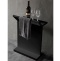 Столик для ванной комнаты Abber Stein с полотенцедержателем черный матовый AS1637MB - 0