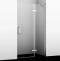 Душевая дверь в нишу Wasserkraft Aller 120х200 R профиль хром стекло прозрачное 10H05-SPR - 0