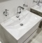 Мебель для ванной Comforty Дублин 75 белый глянец - 2