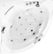 Акриловая ванна Gemy 152х152 белая с гидромассажем G9082 O - 1
