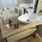 Мебель для ванной DIWO Элиста 100 светлое дерево с раковиной Moduo 55 Leaf 568009 - 1