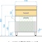 Мебель для ванной Style Line Ориноко 60 с бельевой корзиной, белая, ориноко - 14