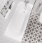 Акриловая ванна STWORKI Хельсинки 170x70 с каркасом, прямоугольная, российская, пристенная, встраиваемая 292219 - 1