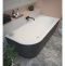 Акриловая ванна Cezares Slim Corner черный, матовый  SLIM CORNER-180-80-60-R-NERO-SET - 1