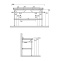Kerasan Waldorf Металлическая структура для раковины 150см, со стеклянной полочкой, цвет бронза (из 2-х коробок: арт. 919593+920293 и 919801) 9195K3br - 1