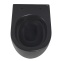 Унитаз подвесной Abber Bequem безободковый с сиденьем микролифт черный матовый AC1104MB - 5
