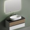 Столешница для ванной комнаты Sancos 100х46 черная TT100A1X - 1