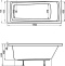 Акриловая ванна Ravak Domino Plus 170x75 C631R00000 - 1