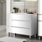 Комплект мебели Sanvit Кубэ-3 75 белый глянец - 1