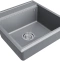 Мойка кухонная мойка Paulmark Stepia 50 серый матовый PM115051-GRM - 1