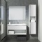 Комплект мебели Sanvit Контур 70 белый глянец - 0