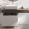 Мебель для ванной STWORKI Ольборг 100 столешница дуб карпентер, без отверстий, с тумбой 60, с раковиной STWORKI Soul 1 белой 489322 - 3