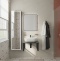 Мебель для ванной DIWO Элиста 60 чёрный мрамор, с раковиной Moduo 50 Square в стиле лофт, подвесная (гарнитур, комплект) 554739 - 0