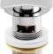Донный клапан для раковины Allen Brau Infinity Square 5.21026-00 с переливом, хром - 0
