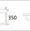 Раковина встраиваемая CeramaLux N 50.5 см белый  9595-50 - 1