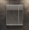 Зеркало-шкаф STWORKI Кронборг 70 см , навесное , в стиле лофт , черная , левый , прямоугольный 1A262002KB820 - 0
