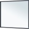 Зеркало Allen Brau Liberty 100 с подсветкой черный матовый 1.330016.BB - 0