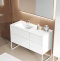 Комплект мебели SanVit Лира 120 L белый глянец - 2