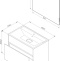 Мебель для ванной Am.Pm Inspire V2.0 80 элегантный серый - 9