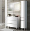 Комплект мебели Sanvit Кубэ-3 70 белый глянец - 0