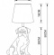 Настольная лампа Arte Lamp Bobby A1512LT-1BK - 1