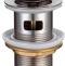 Донный клапан для раковины Allen Brau Priority Round 5.31023-BN с переливом, брашированный никель - 0