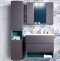 Мебель для ванной Бриклаер Кристалл 80 софт графит - 0