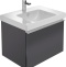 Мебель для ванной Jacob Delafon Odeon Up 70 серый антрацит - 4