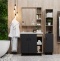 Комплект мебели Onika Тимбер 80 серый - светлое дерево - 0