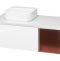 Тумба с раковиной Misty Севан 105 белая глянцевая УТ000013297 - 1