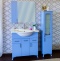 Мебель для ванной Sanflor Глория 85 голубая - 0