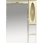 Зеркало-шкаф Misty Монако 80 R бежевый-золото с подсветкой Л-Мнк02080-033П - 0