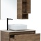 Мебель для ванной STWORKI Карлстад 75 дуб рустикальный, простоун беж, с отверстием для смесителя в столешнице 425264 - 6