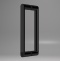 Душевой уголок Vincea Dice 110х80 профиль черный стекло прозрачное VSR-4D8011CLB - 1