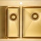 Мойка кухонная Paulmark Liga R 78 брашированное золото PM227851-BGR - 0