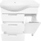 Мебель для ванной Style Line Жасмин 82 R белая, с бельевой корзиной - 2