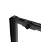 Душевой уголок Vincea Slim Soft 150х90 профиль черный стекло прозрачное  VSR-1SS9015CLB - 2
