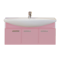Джулия - 105 Тумба подвесная розовая Л-Джу01105-1210По - 0