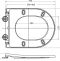 Унитаз подвесной Art&Max Imola безободковый, с микролифтом - 5