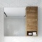 Мебель для ванной STWORKI Карлстад 90 дуб рустикальный, роверелла, с отверстием для смесителя в столешнице 427908 - 3