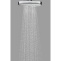 Верхний душ 9 л/мин с потолочным подсоединением Hansgrohe 300 2jet EcoSmart 26608000, хром - 1