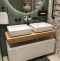 Мебель для ванной STWORKI Ольборг 120 столешница дуб французский, без отверстий, 2 тумбы 60 + 2 раковины STWORKI Soul 1 белой 489137 - 3